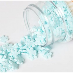 Confetis Flocos de Neve Azuis