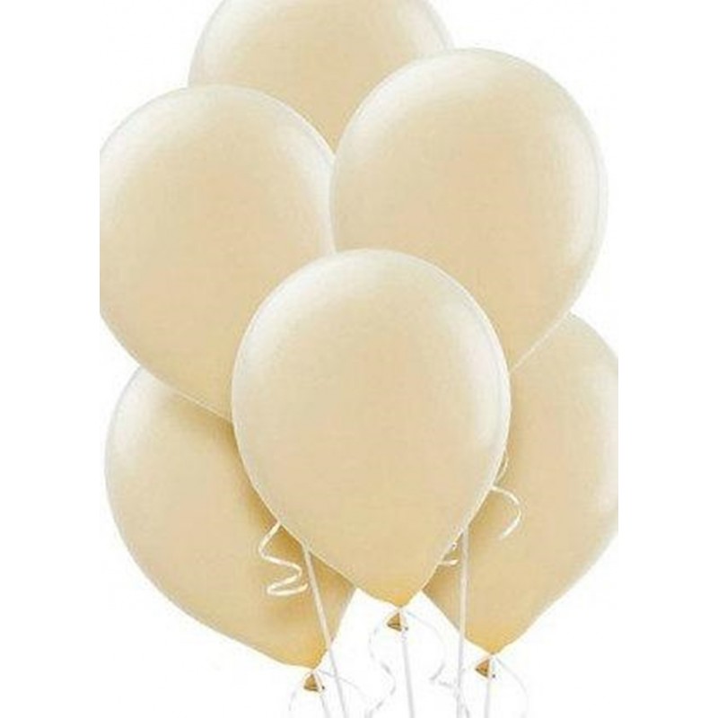 10 Balões Marfim