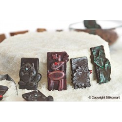 Molde Silicone Medalhas de Chocolate Motivos Inverno