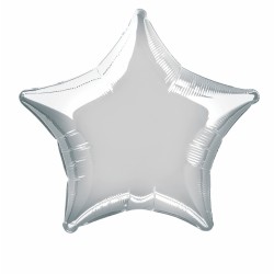 Balão Foil Estrela Prateado