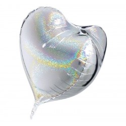 Balão Foil Holográfico Prata