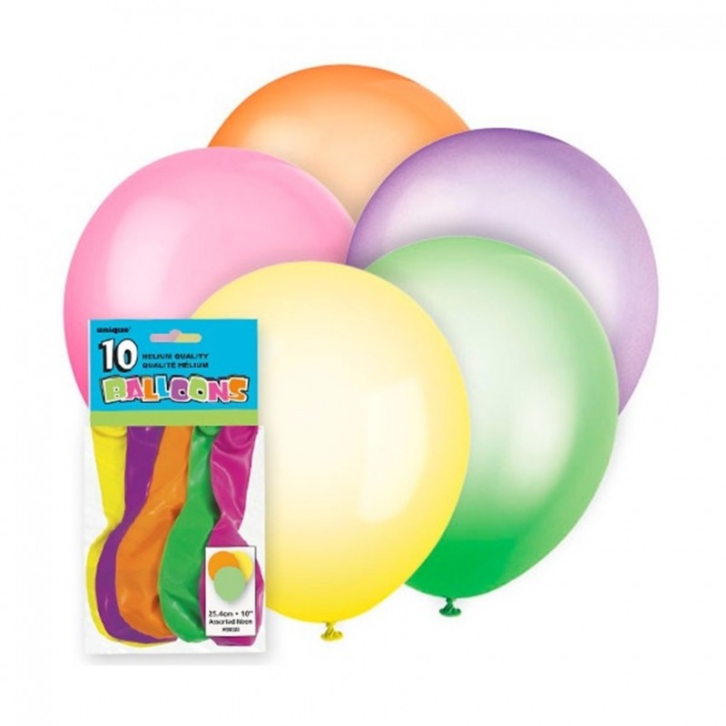 Pack 10 Balões Neon