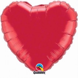Balão Coração Metálico 90 cms