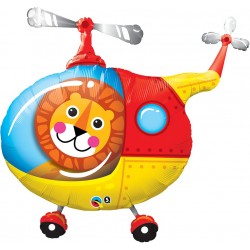 Balão Leão Piloto Helicóptero