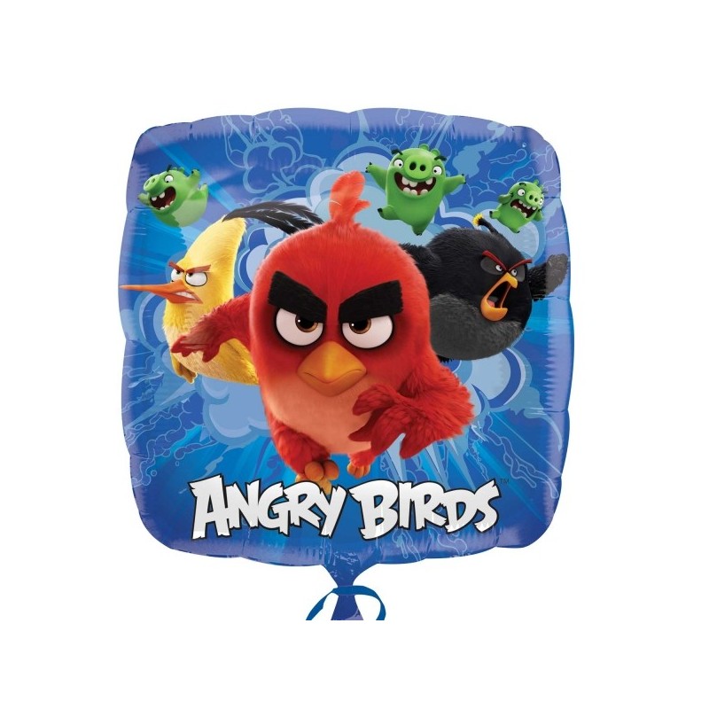 Balão Foil quadrado Angry Birds