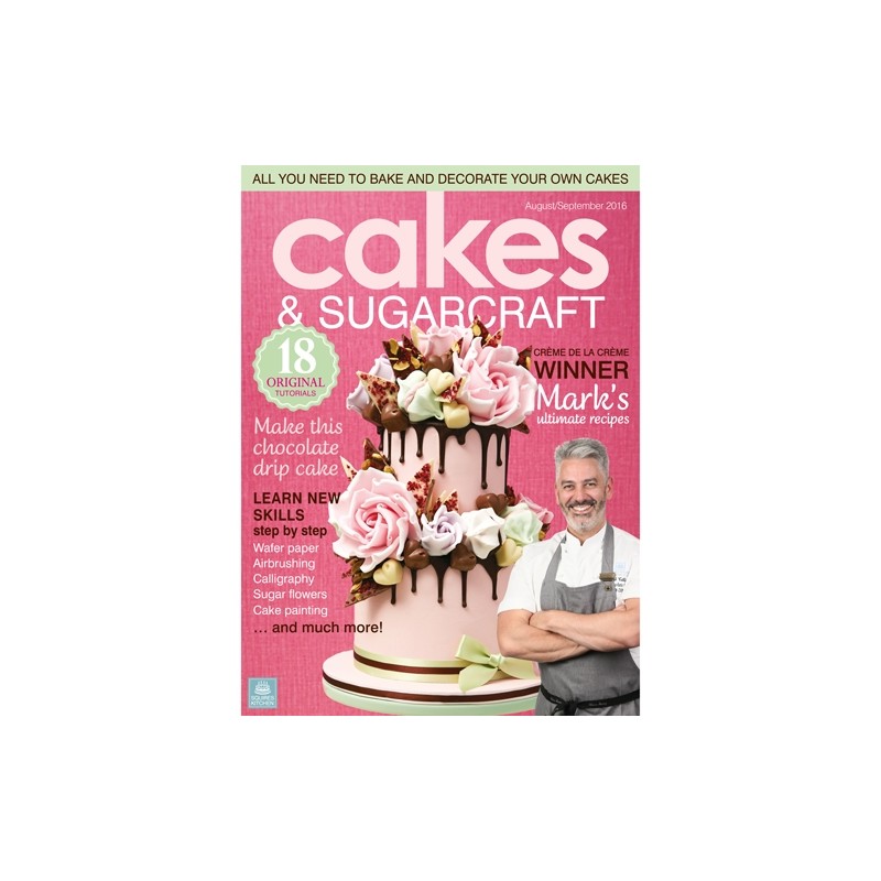 Revista Cakes & Sugarcraft Squires Kitchen August/Sept 2016