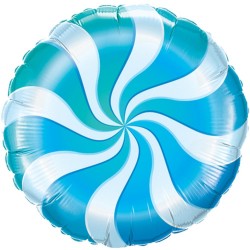 Balão Foil Doce Azul e Branco