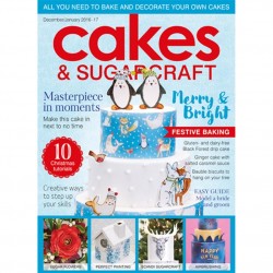 Revista Cakes and Sugarcraft Dezembro /Janeiro  2016-2017 Squires Kitchen