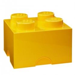 Caixa de Mesa ou Arrumação grande LEGO 4 PINS Amarela