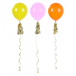 3 Balões Gigantes com Tassel