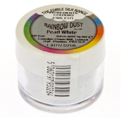 Pó comestível Pearl White Rainbow Dust