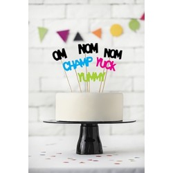 6 Cup Cake Toppers