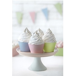 Cupcake wrappers Pastel Colors