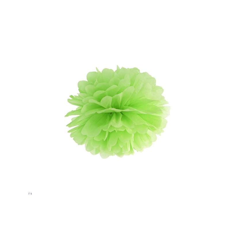 Pompom Verde Maçã 25 cms