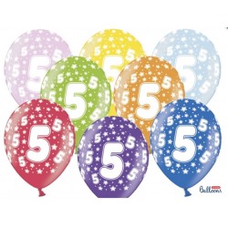 Balões Coloridos 5 anos