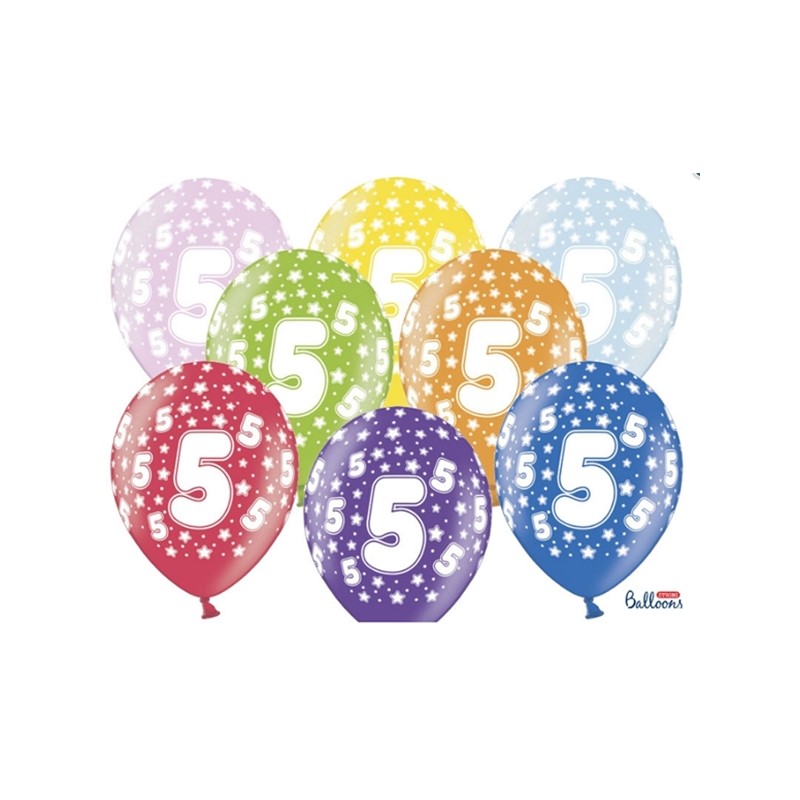 Balões Coloridos 5 anos