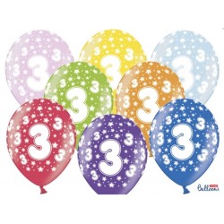 Balões Coloridos 3 anos