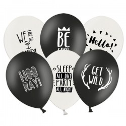 Party Ballons Preto e Branco
