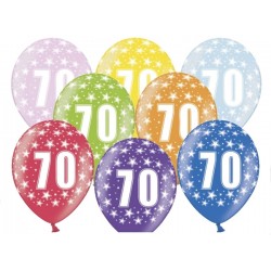 Balões Coloridos 70 anos