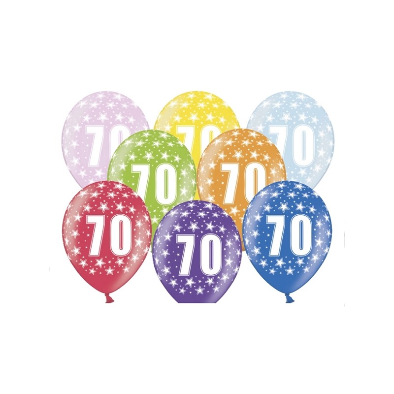Balões Coloridos 70 anos