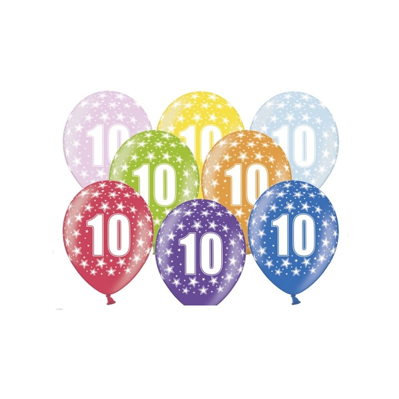 Balões Coloridos 10 anos