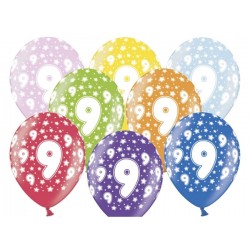 Balões Coloridos 9 anos