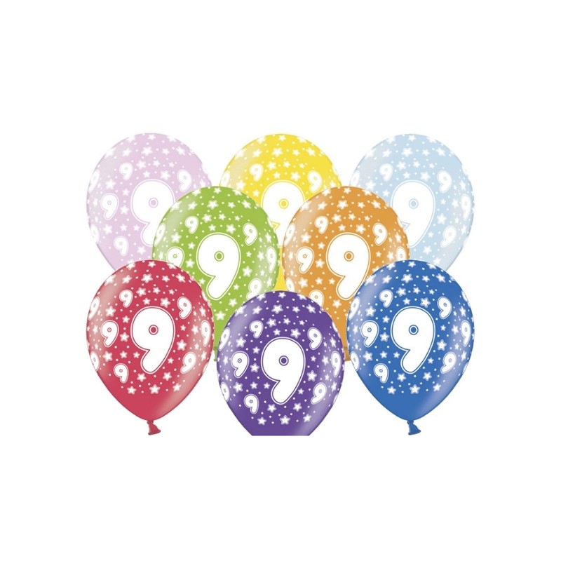 Balões Coloridos 9 anos