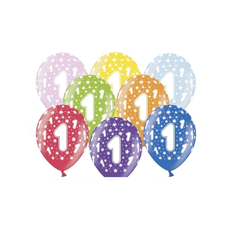 Balões Coloridos 1 ano