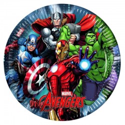 8 Pratos Power Avengers