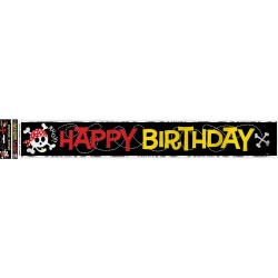 Banner Happy Birthday Piratas