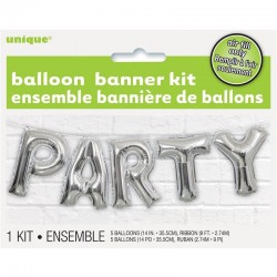 Balão Foil Party Prateado