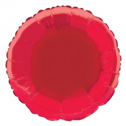 Balão Foil Redondo Vermelho