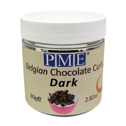 Caracóis Chocolate Negro Belga PME 85g