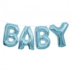 Banner Balões Enchimento Ar Baby Azul