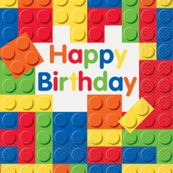 Guardanapos Lego Happy Birthday