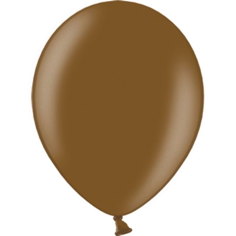 Balão Castanho Perolado  Castanho 30 cms* preço por unidade