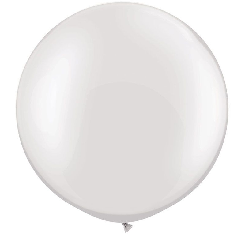Balão Branco Redondo 1 metro
