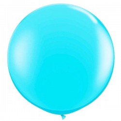 Balão Azul Redondo 1 metro