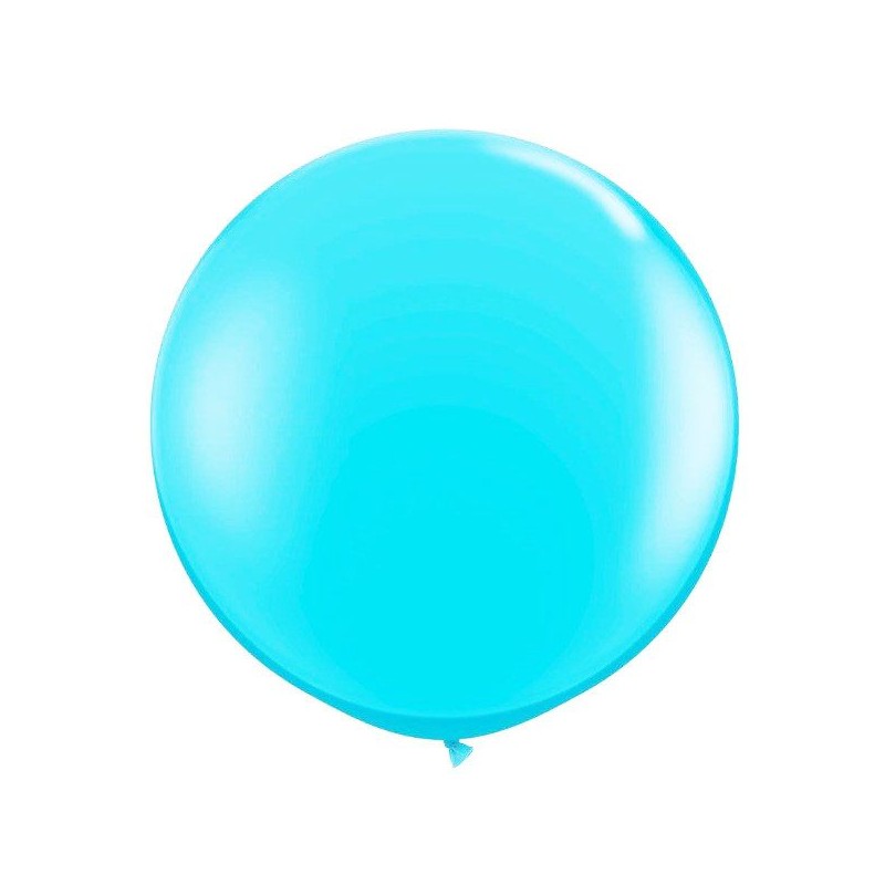 Balão Azul Redondo 1 metro
