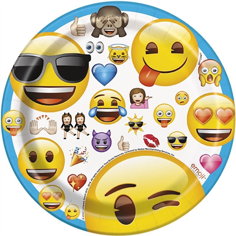 Pratos Emoji Pequenos
