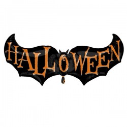 Balão Foil Morcego Halloween