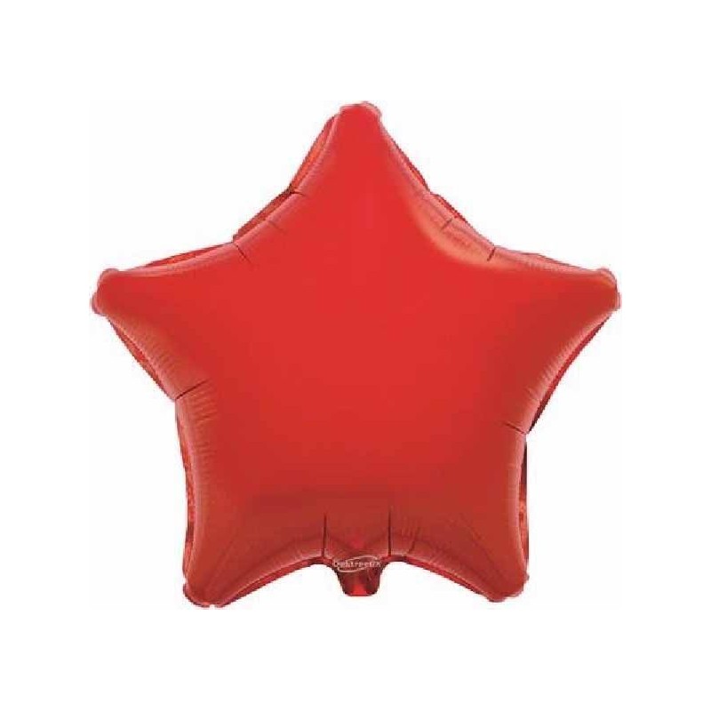 Balão Foil Estrela Vermelha