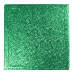 Placa Quadrada Cor Verde 35 cms