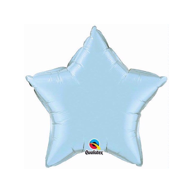 Balão Foil Estrela Azul Pastel 90 cms