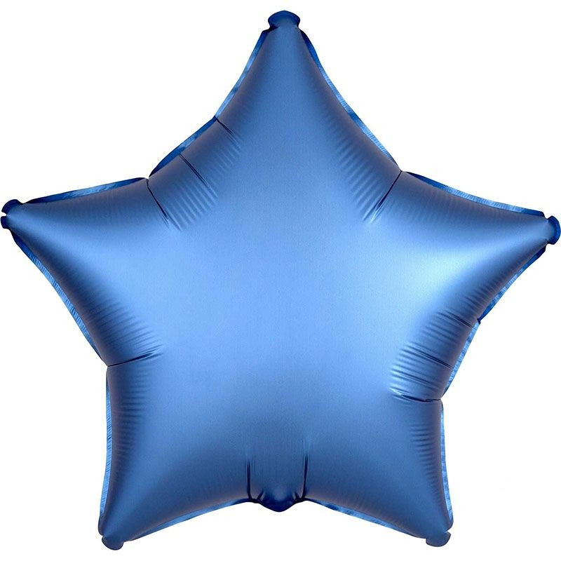Balão Foil Estrela Azul 48 cms