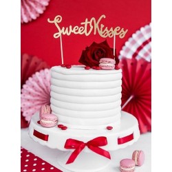 Cake topper  Sweet Kisses