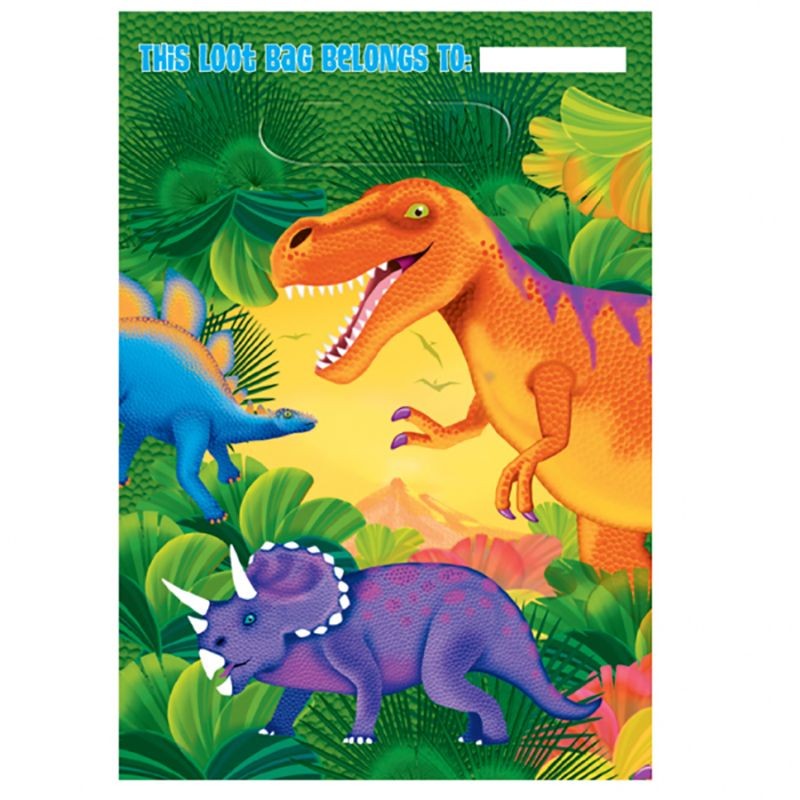 8 Sacos Festa Dinossauros