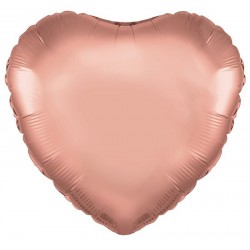 Balão Foil Coração Rose Gold