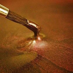 Tinta Metálica Comestível Rainbow Dust Ouro Escuro Metálico