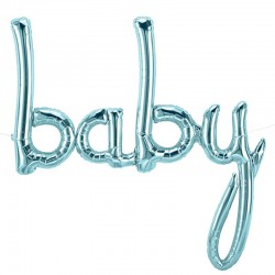 Balão Foil Ar Baby Azul